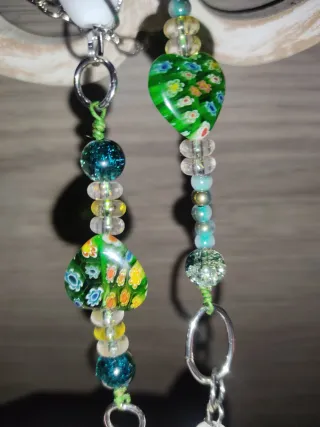 Conjunto Joyería  cristales de Murano artesanales