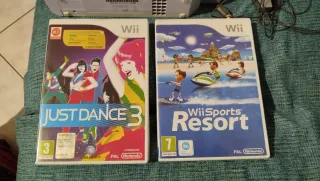 Nintendo Wii Console Bianca + 2 Giochi