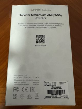 Ajax MotionCam AM (PhOD) Jeweller con Antimasking