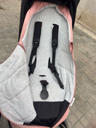 Saco invierno Bugaboo rosa atardecer.