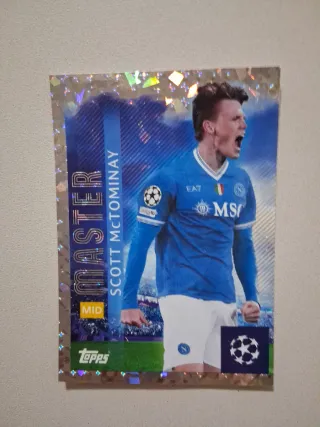 CROMO, MASTER, TOPPS, SCOTT MCTOMINAY, UEFA CHAMPI
