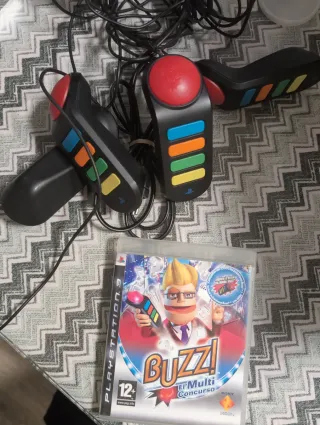 Buzz! El Mini Concurso y 4 mandos PS3