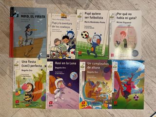 Mix de 8 libros para niños de entre 5 y 7 años