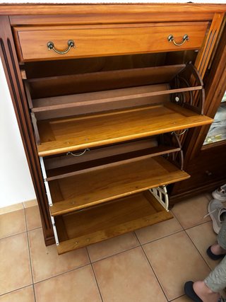 Zapatero Madera Maciza Clásico