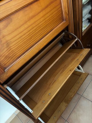 Zapatero Madera Maciza Clásico
