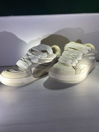 Zapatillas Bershka Talla 39 Beige/Gris