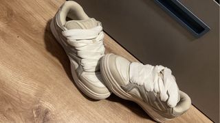 Zapatillas Bershka Talla 39 Beige/Gris