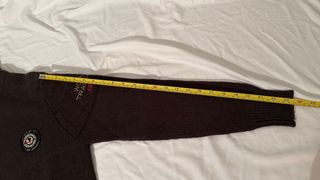 Felpa Cape Horn zip M marrone