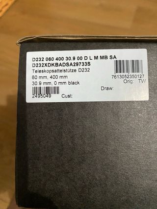 Tija DT Swiss D232 30.9mm