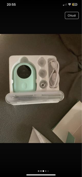 Mosen Aspiratore Punti Neri Viso Teal/Oro