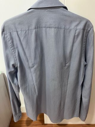 Camisa Zara Man Azul Talla M