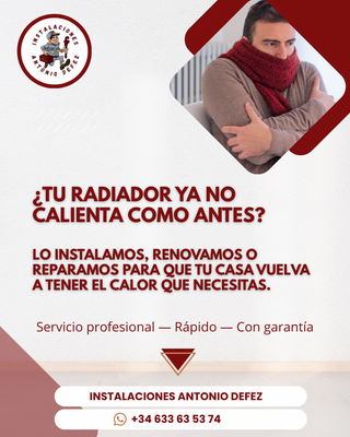 Radiadores y calefacción – Reparación, instalación