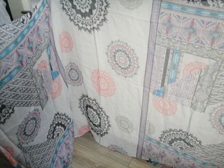 Fular fluido jacquard multicolor