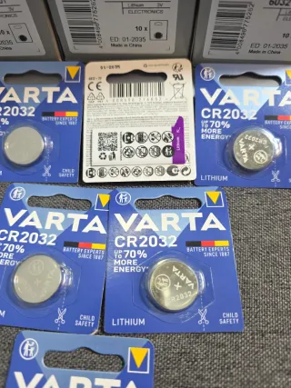 Baterías Varta CR2032 (Pack 10 unidades)