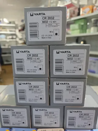 Baterías Varta CR2032 (Pack 10 unidades)