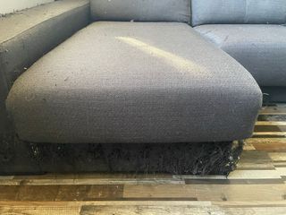 Sofá Chaiselongue Gris Tela