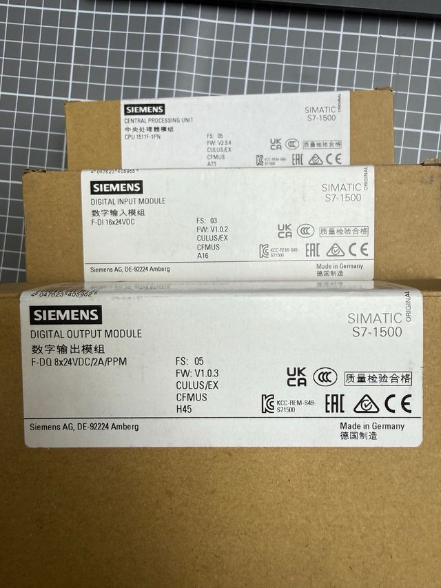 CPU + DI + DQ Siemens S7-1500