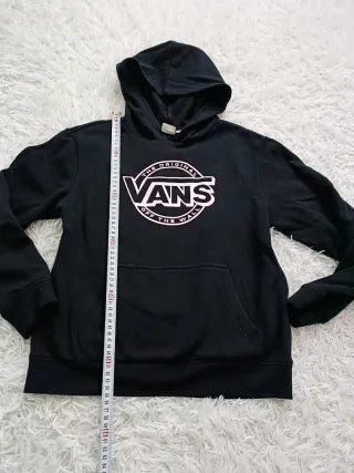 Felpa Vans donna nera con logo