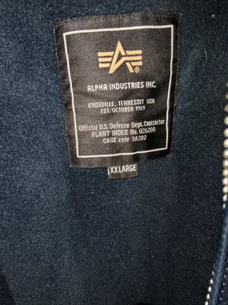 Chaqueta Alpha Industries CWU 45/P