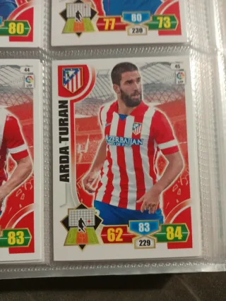 18 Cartas Adrenalyn 13-14 At. Madrid