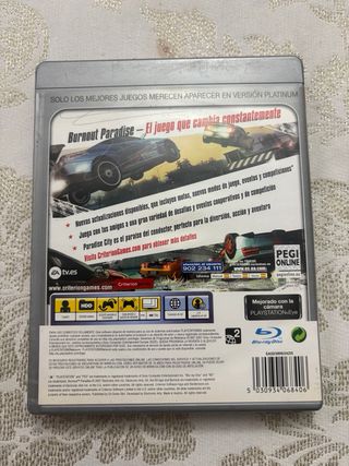 Burnout Paradise PS3 Platinum