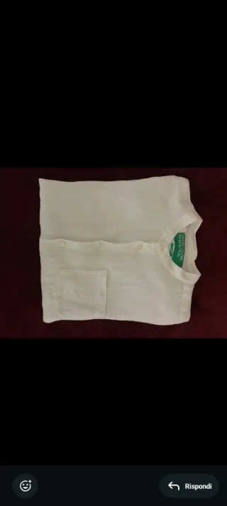 2 Camicie Cotone Uomo XXL Benetton e Ytwo