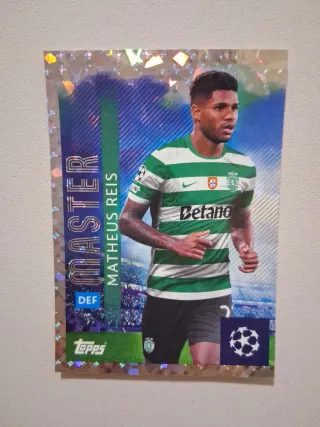 CROMO, MASTER, TOPPS, MATHEUS REIS, UEFA CHAMPIONS