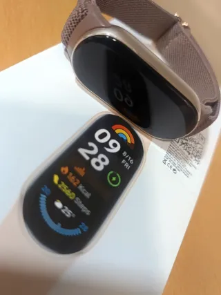 Pulsera Actividad Xiaomi Band 9 Marrón/Dorado