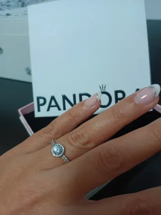 Anillo Pandora Plata Circonita