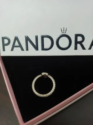 Anillo Pandora Plata Circonita