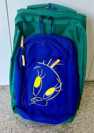 Trolley Vintage Looney Tunes Blu/Verde