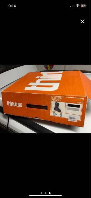 Botas Snowboard thirtytwo talla 46"