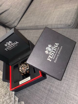 Reloj Festina Special Edition Negro y Dorado