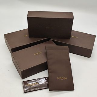1PZ Custodia originale Oliver Peoples marrone