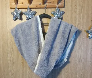 Bufanda de punto gruesa