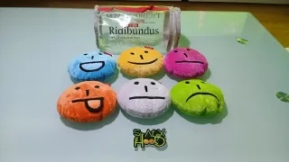 Set 6 Mini Cojines Smiley Fleece