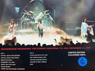 Queen. Live at the Summit. Único a venta mundo