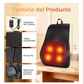 Masajeador Shiatsu ELEHOT con calor
