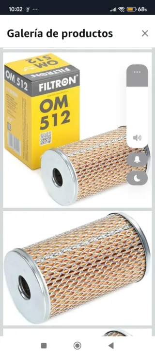 Filtro de aceite FILTRON OM 512