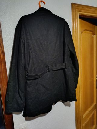 Abrigo Negro Hombre Talla XL