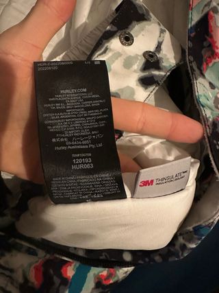 Chaqueta Hurley Waverunner 3m Mujer