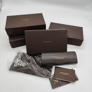 1PZ Custodia originale Oliver Peoples marrone