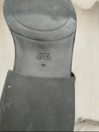 Botines de piel negros