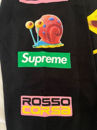 Supreme Spongebob Castelli Racing L/S Tee Talla L