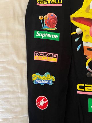 Supreme Spongebob Castelli Racing L/S Tee Talla L