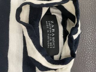 Camiseta rayas marineras negro y blanco