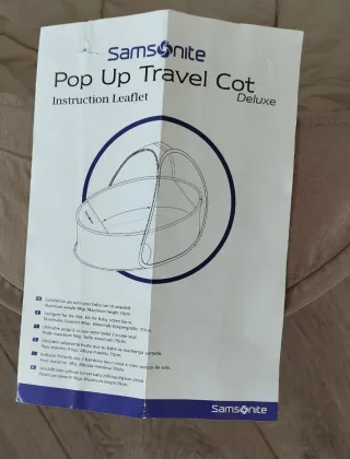 Minicuna de viaje plegable