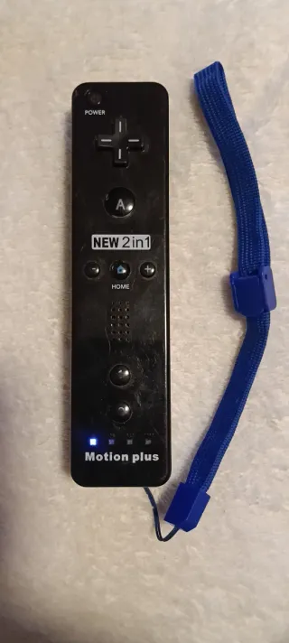 Consola Wii Negra + Mando Motion Plus + Juego