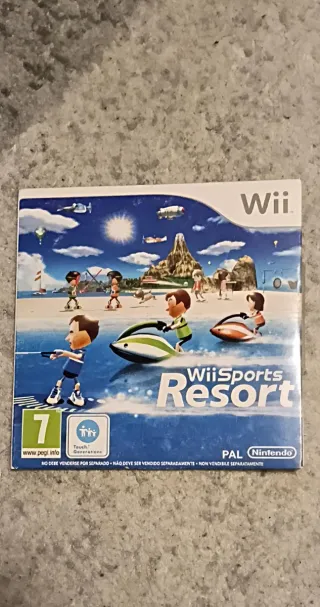 Consola Wii Negra + Mando Motion Plus + Juego