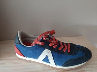 Zapatillas El Ganso Azul y Rojo